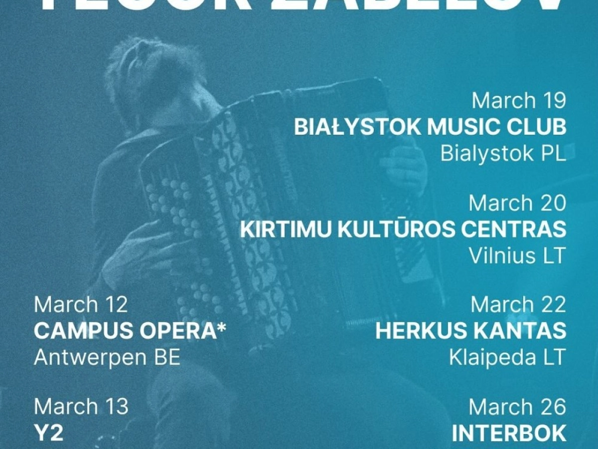 Experimental accordionist Yegor Zabelov